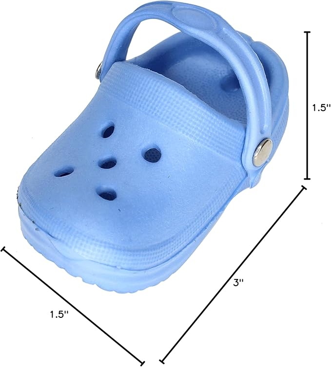 Bonka Bird Toys 4 Mini Sandals Foot Beak Chew Throw Parrot Parakeet Quaker Budgie Finch Cockatoo