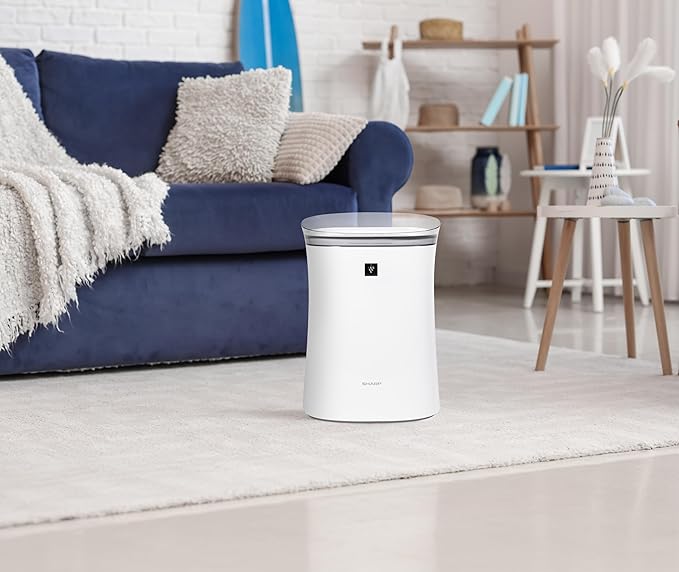 SHARP Air Purifier for Medium Rooms – Covers up to 1,253 sqft in one hour, True HEPA Filter Air Purifier for Pets, Dust, Smoke, Pollen - FPK50UW