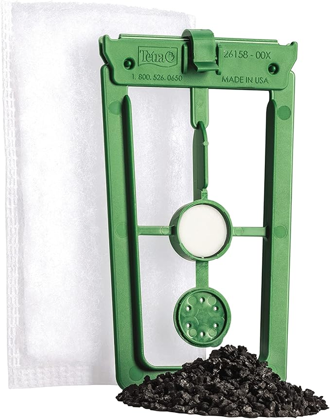 Tetra Whisper Bio-Bag Filter Aquarium Cartridges, Medium Filter for Freshwater and Marine Fish, Removes Odors and Discoloration, Ready to Use Medium Green Filter