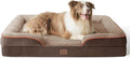 Bedsure L Plus Orthopedic Dog Bed for Large Dogs - Washable Dog Cat Bed Waterproof, L Plus Big Comfort Dogs Couch Sofa with Washable Removable Cover, Pet Bed with Nonskid Bottom, Brown, 38"
