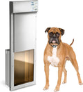 Power Pet Automatic Electronic Pet Door by High Tech Pet - Pet Operated Dog Door, High Security, Air Tight, for Large-Sized Dogs 30-100 lbs. (12 1/4" x 16" Pet Opening), Easy Door Install - PX-2W