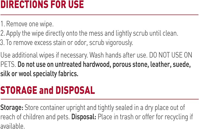 Nature’s Miracle Litter Box Scrubbing Wipes 30Ct