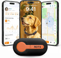 ROTX Dog GPS Tracker Real-time Tracker Alerts Virtual Fence Location Dog Cat Collar Attachment of Random Color Subscription Required for Pet Over 11.06lbs Waterproof IP67 Health & Wellness Black
