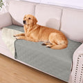 hyha Waterproof Dog Bed Blanket, Soft Pet Blankets, Waterproof Couch Cover for Dogs, Reversible Sofa Covers Washable for Furniture (40x80 Inch, Grey/Beige)