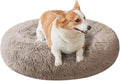 Nisrada Dog Bed for Small Medium Large Dogs, 24 inch Calming Dogs Bed, Washable-Round Cozy Soft Pet Bed for Puppy and Kitten with Slip-Resistant Bottom