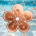 Bird Bath Copper Disk, 99.9% Pure Copper Disk, 5-Point Support, Solar Fountain Compatible, All-Season Safe Cleaner for Copper Plate/Disc, Garden/Yard/Patio Bird Lovers