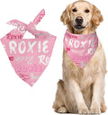 Custom Pet Scarf Personalized Dog Bandana with Name Personalized Add Your Text Bibs Triangle Head Scarfs Gift for Small Medium Large Dogs Cats Baby Puppy Pets Accessories