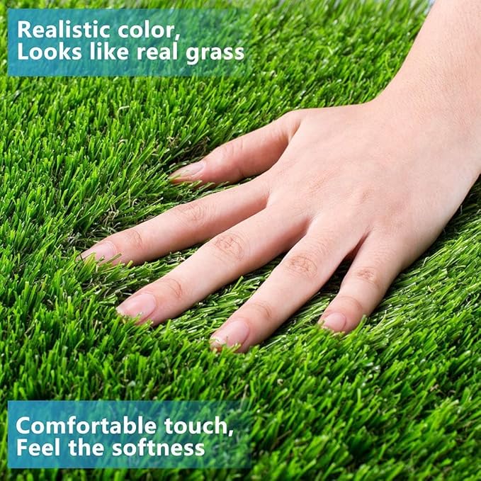Artificial Grass, Professional Dog Grass Mat, Potty Training Rug and Replacement Turf Outdoor Rug Patio Lawn Decoration, Easy to Clean with Drainage (39.4 x 19.7 inch)