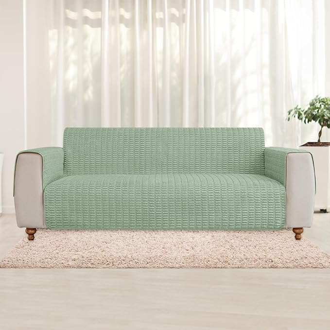 Muamar Dog Bed Cover Sofa Protector,Anti Slip Waterproof Sofa Covers for Living Room Couch Covers,Sofa Mat,Seat Cover,Dog Mat,Pet Pad for Furniture 1 Piece (60x82 inch, Sage Green)