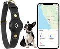 GPS Tracker for Dogs – Smart Dog Collar & Pet Tracker with Real-Time Location, No Monthly Fee, Unlimited Range (iOS Only) – Fits Small to Large Dogs(Locator Included) (Black)