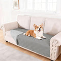hyha Waterproof Dog Blanket, Reversible Pet Bed Blanket, Soft Sofa Couch Cover for Dogs Washable, Waterproof Pet Couch Covers for Sofa Puppy Cats Furniture Protector(40"x70", Grey/Light Grey)