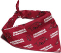 Arkansas Razorbacks Officially Licensed Bandana for Dogs and Cats | Fits Pets Great Gift Idea | Easy-to-Tie (Small, 13")