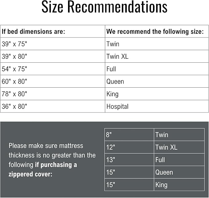 DMI Twin XL Zip Mattress Cover, Waterproof and Washable, Noiseless Cover for College Dorm, Hospital Bed, and Incontinence - Durable Mattress Protector Twin Size XL for Pets & Spills