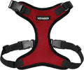 Voyager Step-in Pet Harness - All Weather Mesh, Adjustable Step in Harness for Cats and Dogs by Best Pet Supplies - Red/Black Trim, XS