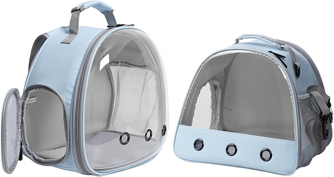 Bearded Dragon Travel Carrier,Lizards Cage, Small Animal Bag for Hedgehog Rat Parrot Bird Guinea Pig, Portable Guinea Pig Travel Carrier for 2