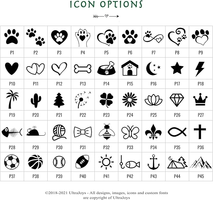 Ultra Joys Dog ID Tag, Custom Dog Tag Personalized Cat Tag, Pet ID Tag, Brushed Stainless Steel Teardrop Dog Tag Silver Small