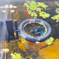 Fish Tank Floating Betta Hide，Betta or Shrimp Burrows and Hammock, Fish and Shrimp Feeder，Multifunctional Aquarium Accessories，Anchorable Location (Black)