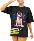 JIX & JOKY Custom Your Own Bootleg Rap Shirts with Dog Faces Custom Pet Shirt for Men Graphic Tshirt Gift Idea for Pet Lovers