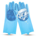 WJWJA-Pet Grooming Gloves - Dog Bath Gloves - Reinforced 5 Finger Design - Perfect for Cat Bath Gloves - Massage - Hair Removal Tool