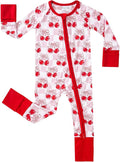 pureborn Baby Infant Boys Girls Sleeper Snug Fit Viscose from Bamboo Pajamas Zipper Pjs 0-24 Months