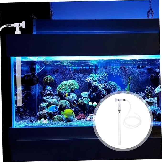 balacoo 2pcs Fish Tank Water Changer Aquarium Cleaning Tool for Change Safe Material Practical Maintenance Accessory for Fish Tanks and Aquariums