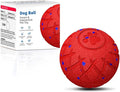 Interactive Dog Ball, Automatic Moving, Bouncing and Rotating, Silent Foam Material, IP54 Waterproof Rating, Smart Active Rolling, Stimulation Toys for Medium and to Keep Them Busy (Red)