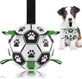 Dog Soccer Ball, Interactive Toys for Tug of War, Puppy Birthday Gifts, Tug Toy, Water Toy, World Cup Durable Balls for Small & Medium Size (6 inch)
