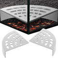 Shrimp Cave 2-Pack – Space-Saving Fan-Shaped Aquarium Cave Decor with 180° Wide-View Design, Compact Fish Tank Accessories for Cherry/Dwarf Shrimp (White)