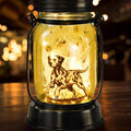Dalmatian Gifts for Women/Men Dalmatian Solar Lanterns Mom Birthday Spotted Dog Lovers Lantern Pet Loss Firehouse Dog Memorial Lights Solar Garden Decoration for Yard, Patio,Backyard,Porch Torches