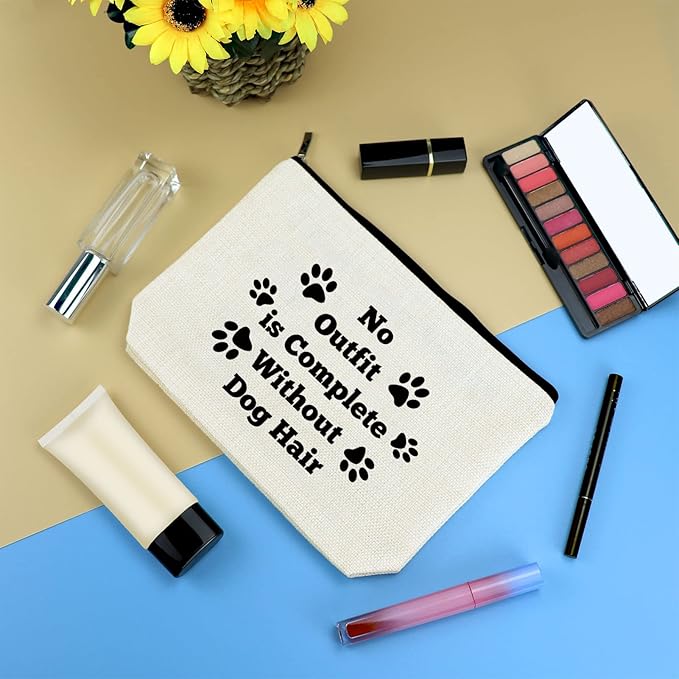 Dogs Lover Gift Dogs Cosmetic Bag Dog Mom Gifts Makeup Bag Vet Tech Gift Dog Themed Gifts for Women Dog Lady Gift Valentines Day Birthday Dog Gifts for Dog Owner Dogs Lover Travel Toiletry Bag