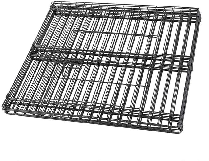 Yaheetech 24 inch Black Metal Pet Playpen 16 Panel Foldable Playpen for Puppy - Outdoor & Indoor with Door - Metal Dog Exercise Pen Barrier Kennel Portable Puppy Fence