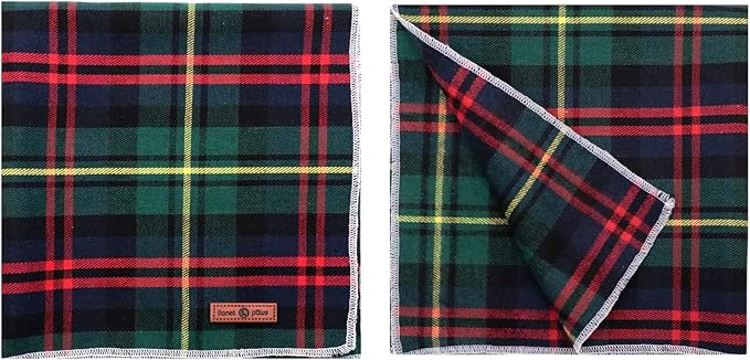Lionet Paws Christmas Dog Bandana Washable Cotton Handkerchief Scarf Triangle Green Bandanas for Small Medium Dogs Girl Boy