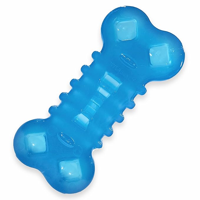 Nylabone Flexi Chill & Chew Toy for Dogs with Treat Pockets, Dog Toys for Moderate Chewers, Chicken Flavor, Medium - Up to 35 lbs, 1 Count