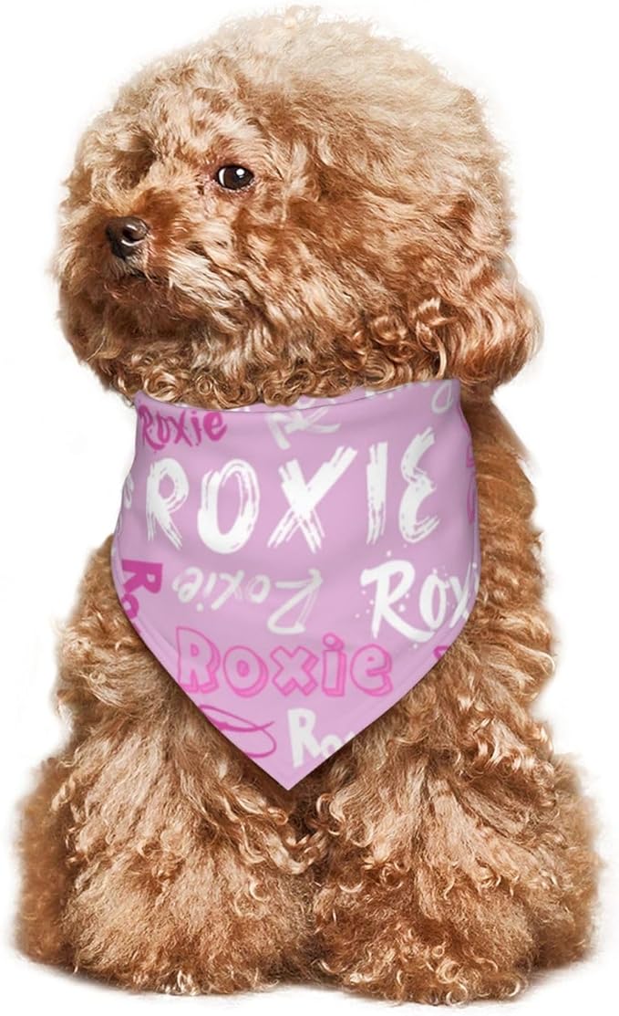 Custom Pet Scarf Personalized Dog Bandana with Name Personalized Add Your Text Bibs Triangle Head Scarfs Gift for Small Medium Large Dogs Cats Baby Puppy Pets Accessories