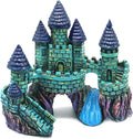 Fish Tank Decorations Vintage Castle Aquarium Decorations Resin Cave Hideouts Large for for Betta Fish Freshwater and Saltwater Fishtanks, Fish Tank Accessories