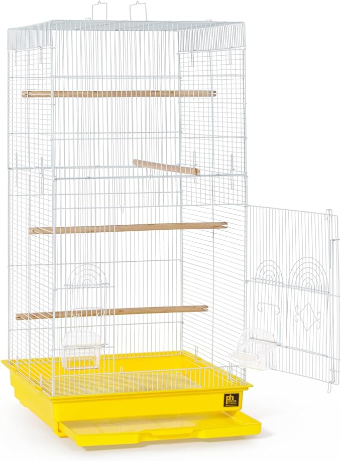 Prevue Pet Products SPECONO1818H-Y Tall Tiel Cage, Yellow
