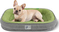 Orthopedic Small Dog Bed,Dog Sofa Bed with Egg Crate Foam with Four-Sided Bolster, Removable Cover & Non-Slip Bottom S