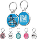 MYLUCKYTAG QR Code Pet ID | Personalized Dog & Cat Collar Tag | Online Profile with Instant Scanned Location Alert Email