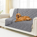 Smiry Waterproof Dog Bed Cover Blanket 68x82, Soft Reversible Pet Blanket, Washable Leakproof Cats Dogs Couch Cover for Sofa, Couch, Furniture, Grey/Grey
