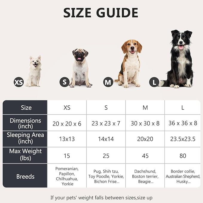 MIXJOY Orthopedic Dog Bed Comfortable Donut Cuddler Round Dog Bed Ultra Soft Washable Dog and Cat Cushion Bed (20''/23''/30''/36'') (36''x36'', Brown)