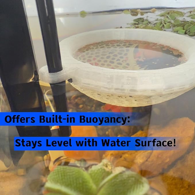 Fish Tank Floating Betta Hide，Betta or Shrimp Burrows and Hammock, Fish and Shrimp Feeder，Multifunctional Aquarium Accessories，Anchorable Location (Translucent)