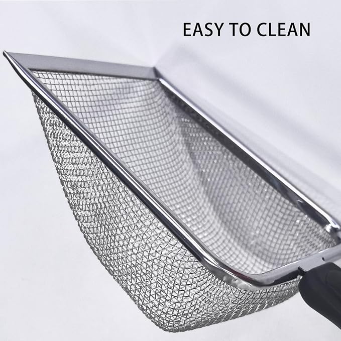 Cat Litter Scoop,Kitty Litter Scoop with Stainless Steel Mesh, 2.8mm Hole Scoop for Cat Litter,Chicken Coop Sand, Beach Sand