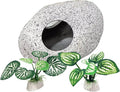 Fish Aquarium Decorations Cave Hide with Viewing Window for Betta Fish Tank Decor