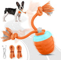 Interactive Dog Toys - Motion Activated Balls for Medium/Large Dogs, Automatic Moving Dogs Toy for Boredom, Interactive Dog Ball to Keep Them Busy(Light Orange)