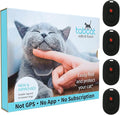 Tabcat V2 Cat & Kitten Tracker - No Monthly Subscription Fee | 4 Lightweight Homing Tags, Cases & Tracking Handset | More Accurate Than GPS | Track 4 Cats Indoors & Outdoors to 1" & 500 ft Range