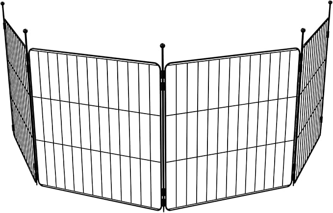 FXW MiniPaws Unleashed Dog Playpen, Expandable & Portable Design for Yard, RV Camping and Indoor Use, for Puppies and Small Dogs, 24-inch 4 Panels