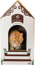 Disposable Ten Second Litter Boxes for Kitty/Cats. Made in The USA. Biodegradable Solution for Quick and Easy Disposal. Made of Recyclable Material. (8-Pack + Cottage)