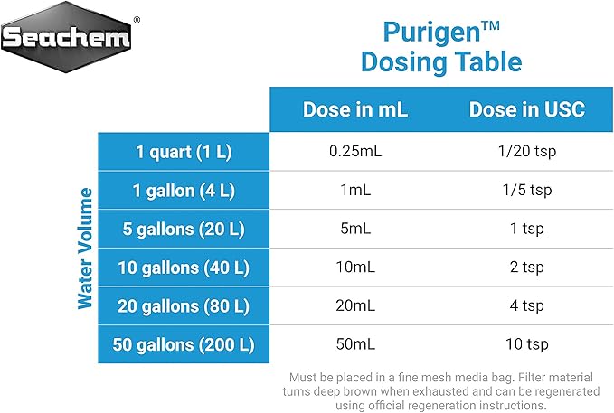 Seachem Indoor Purigen Organic Filtration Resin - Fresh and Saltwater 100 ml
