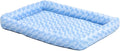MidWest Homes for Pets QuietTime Fashion XS Dog Bed – Blue Faux Fur Bolster, Ultra-Soft and Machine Washable, Fits 22-Inch Crates and Carriers, for Small Dogs and Cats