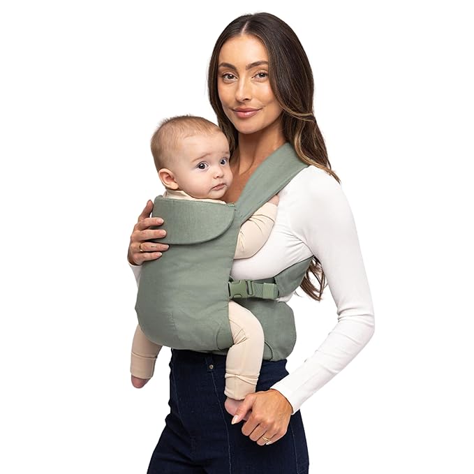 WildBird - Aerial Buckle Carrier - 2-24 Months - Large (L-4XL) Acadian - Front or Back Carry - Cross Straps, Lumbar Support, Headrest - Hip Healthy - Baby Carrier - Baby Essentials - New Mom Gifts